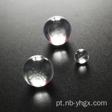 Lente esférica de vidro óptico para aplicações D1/3/5/7/12/16/18/20mm